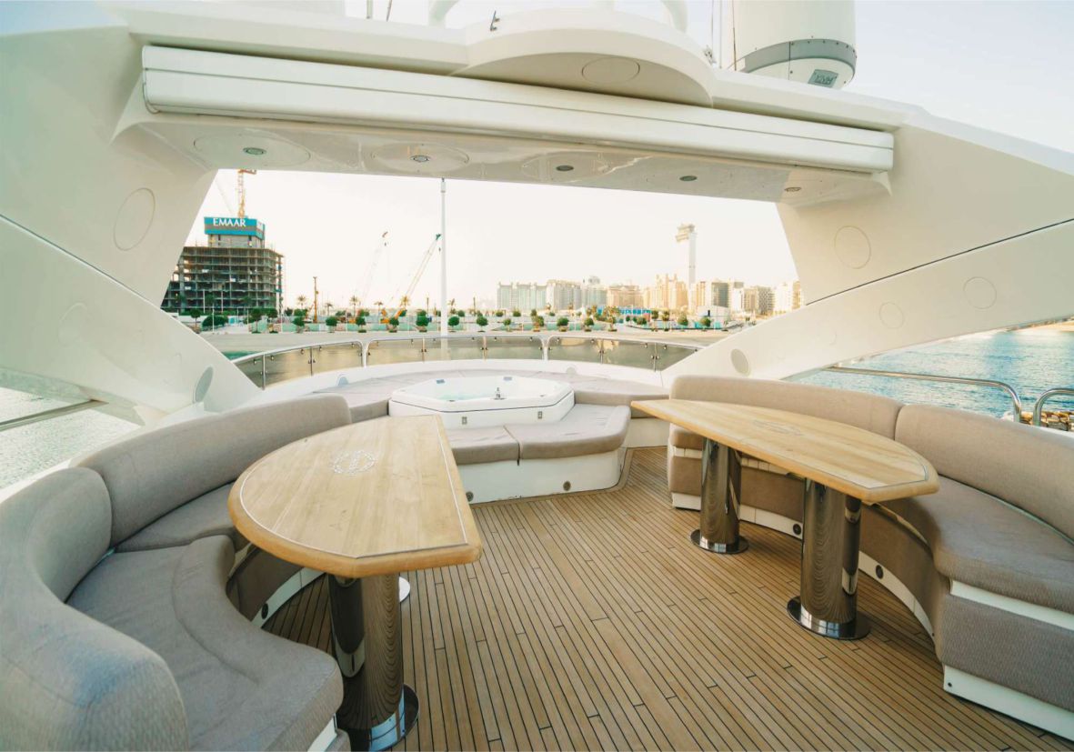 Lucien 131ft(40m) Luxury Yacht Rental Dubai - Flame Yacht Rental in Dubai