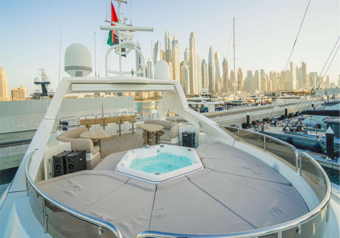 Lucien 131ft(40m) Luxury Yacht Rental Dubai - Flame Yacht Rental in Dubai