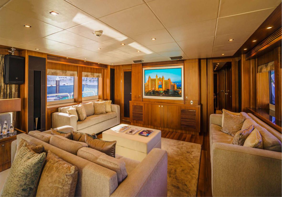 Lucien 131ft(40m) Luxury Yacht Rental Dubai - Flame Yacht Rental in Dubai