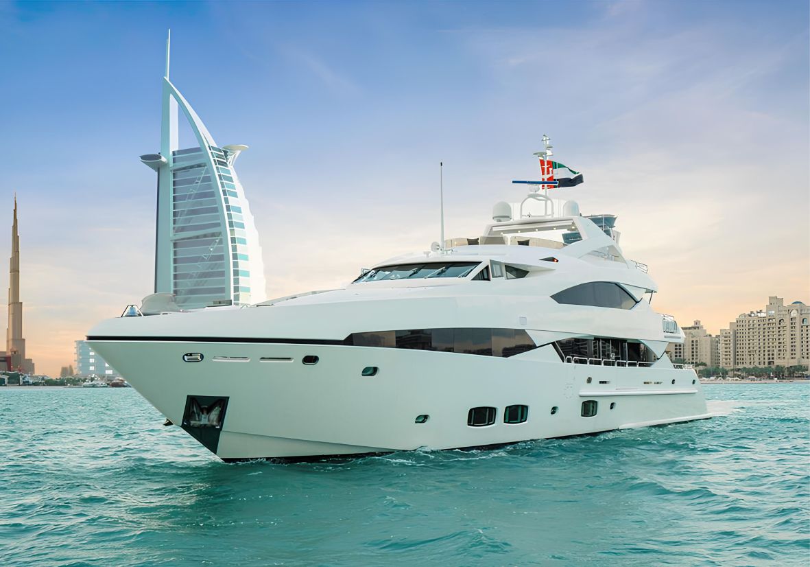 Lucien 131ft(40m) Luxury Yacht Rental Dubai - Flame Yacht Rental in Dubai