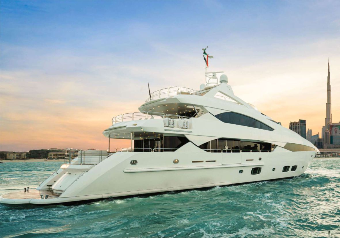 Lucien 131ft(40m) Luxury Yacht Rental Dubai - Flame Yacht Rental in Dubai