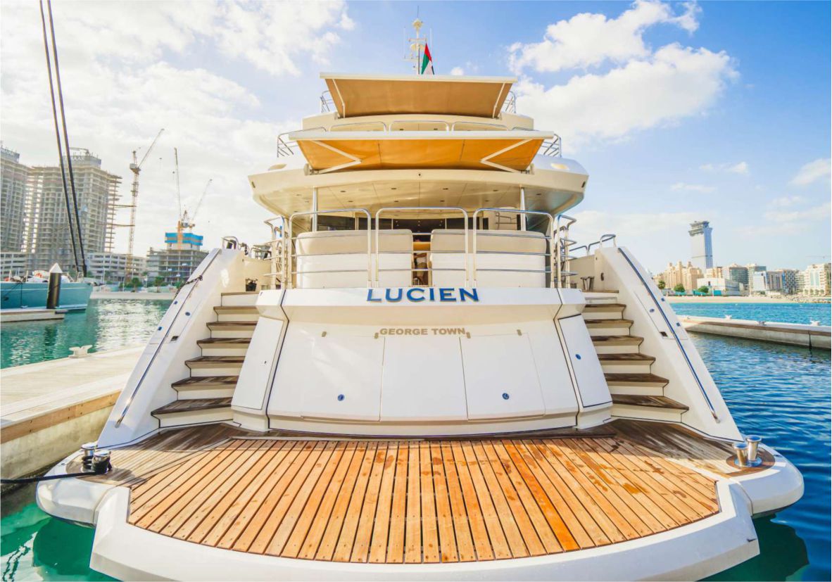 Lucien 131ft(40m) Luxury Yacht Rental Dubai - Flame Yacht Rental in Dubai