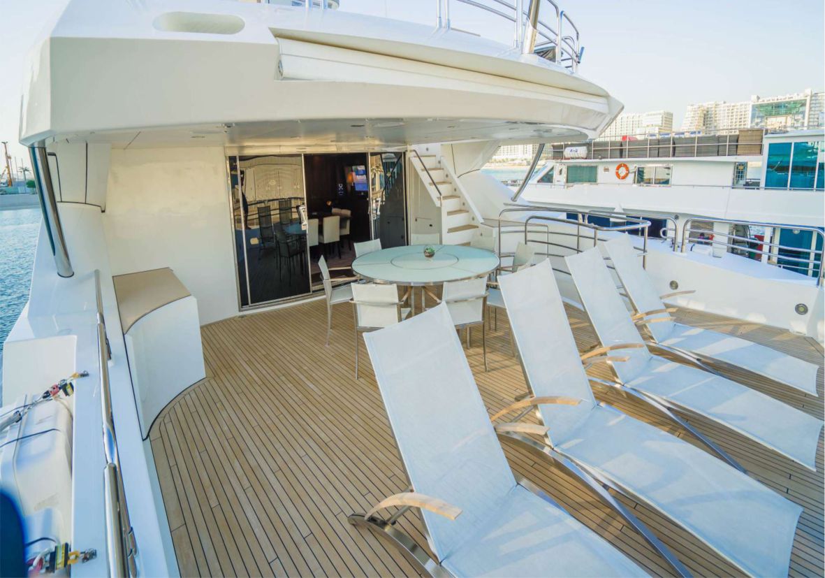 Lucien 131ft(40m) Luxury Yacht Rental Dubai - Flame Yacht Rental in Dubai