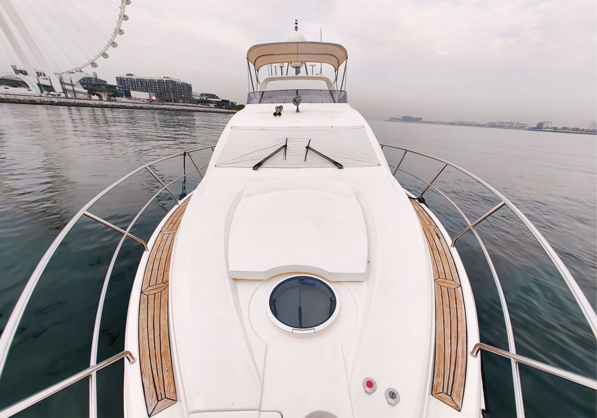 Majesty 50ft(15m) Luxury Yacht Rental Dubai | Flame Yachts