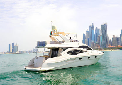 Majesty 50ft(15m) Luxury Yacht Rental Dubai | Flame Yachts