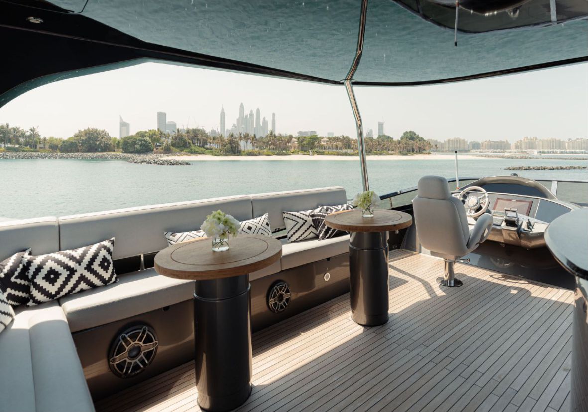 Matrix 82ft(25m) Luxury Yacht Rental Dubai - Flame Yacht Rental in Dubai