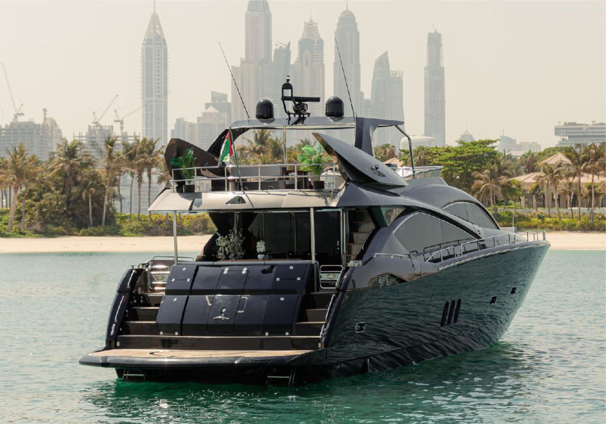 Matrix 82ft(25m) Luxury Yacht Rental Dubai - Flame Yacht Rental in Dubai