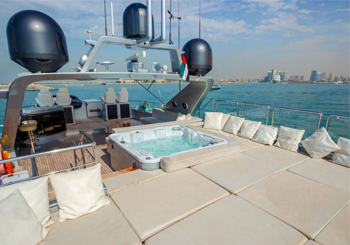 Medusa 100ft(30m) Luxury Yacht Rental Dubai - Flame Yacht Rental in Dubai