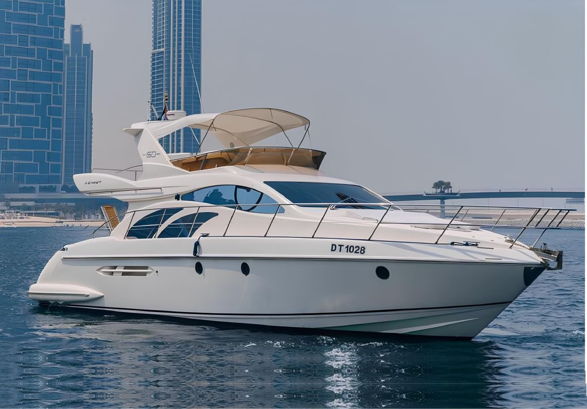 Monica 50ft(15m) Yacht Rental Dubai - Flame Yacht Rental in Dubai