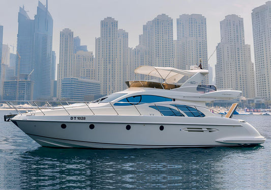 Monica 50ft(15m) Yacht Rental Dubai - Flame Yacht Rental in Dubai