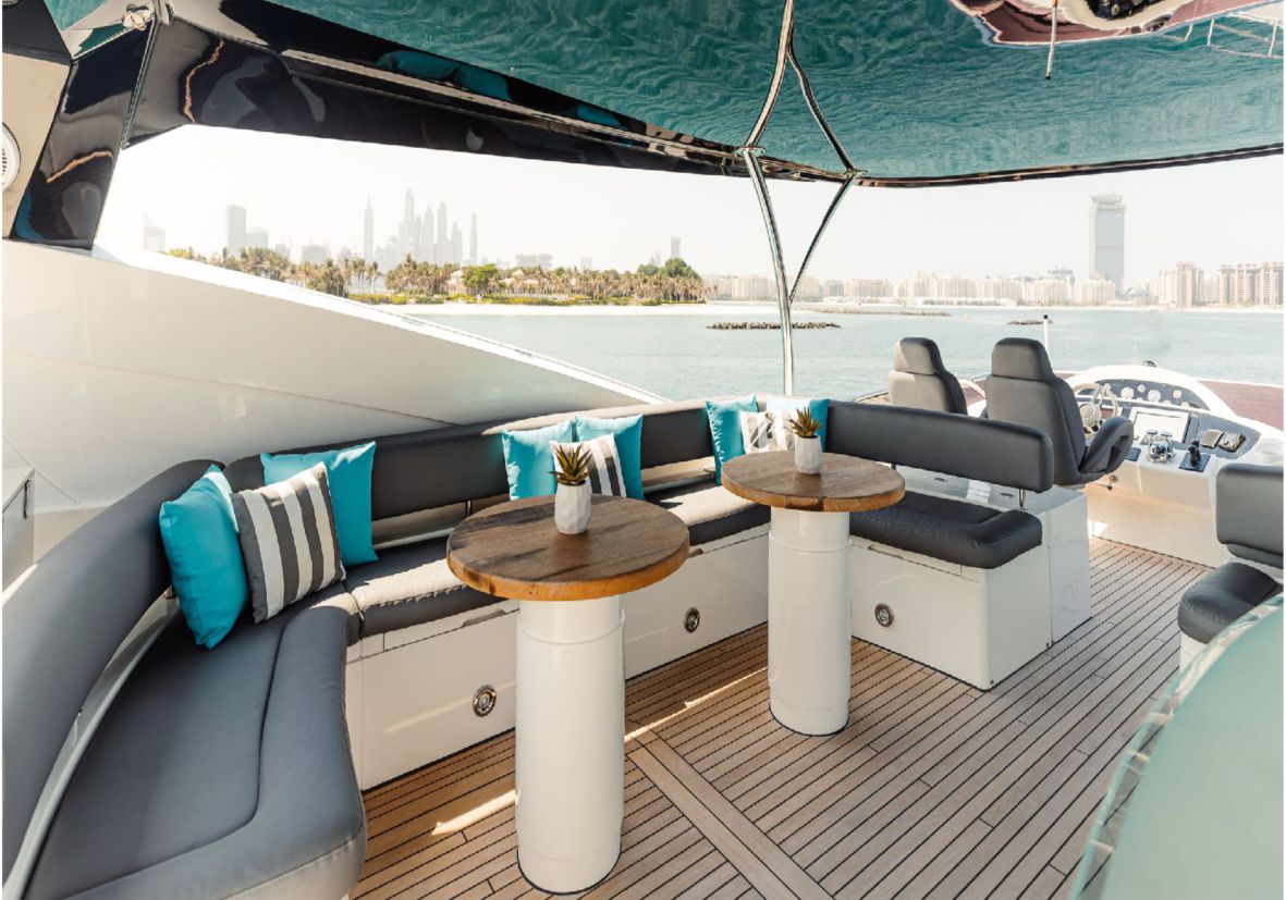NOTORIOUS 90ft(28m) Luxury Yacht Rental Dubai - Flame Yacht Rental in Dubai