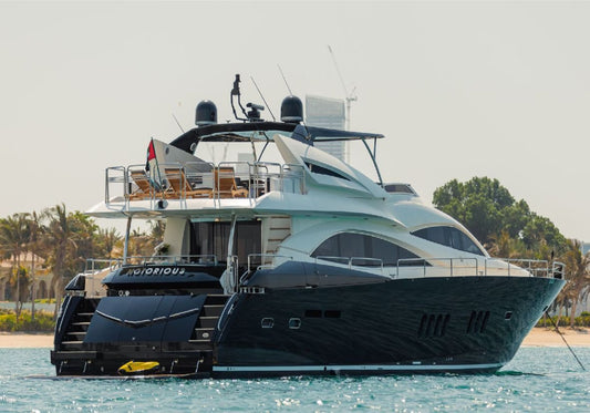 NOTORIOUS 90ft(28m) Luxury Yacht Rental Dubai - Flame Yacht Rental in Dubai