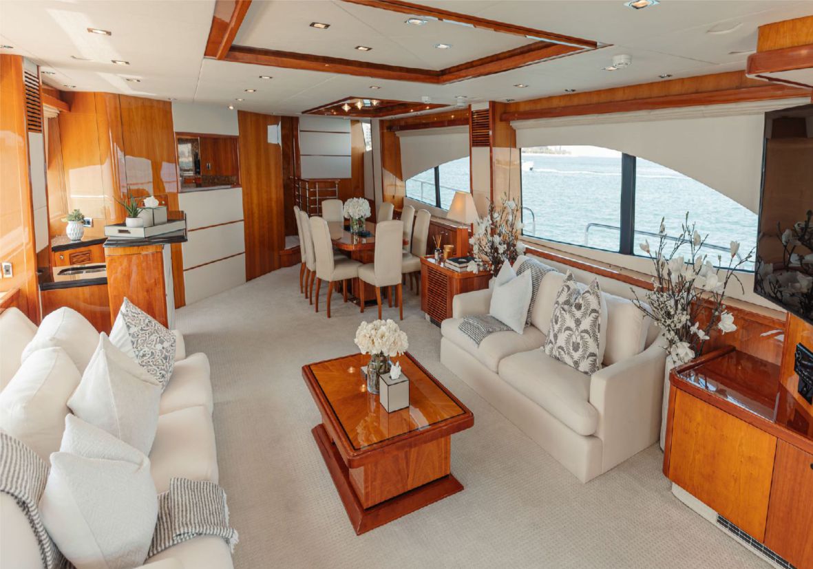 NOTORIOUS 90ft(28m) Luxury Yacht Rental Dubai - Flame Yacht Rental in Dubai