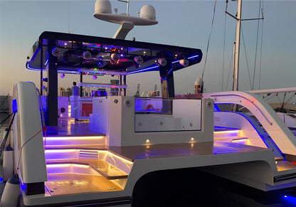 Ozon 55Ft(17m) Party Yacht Rental Dubai - Flame Yacht Rental in Dubai