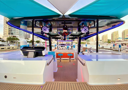 Ozon 55Ft(17m) Party Yacht Rental Dubai - Flame Yacht Rental in Dubai