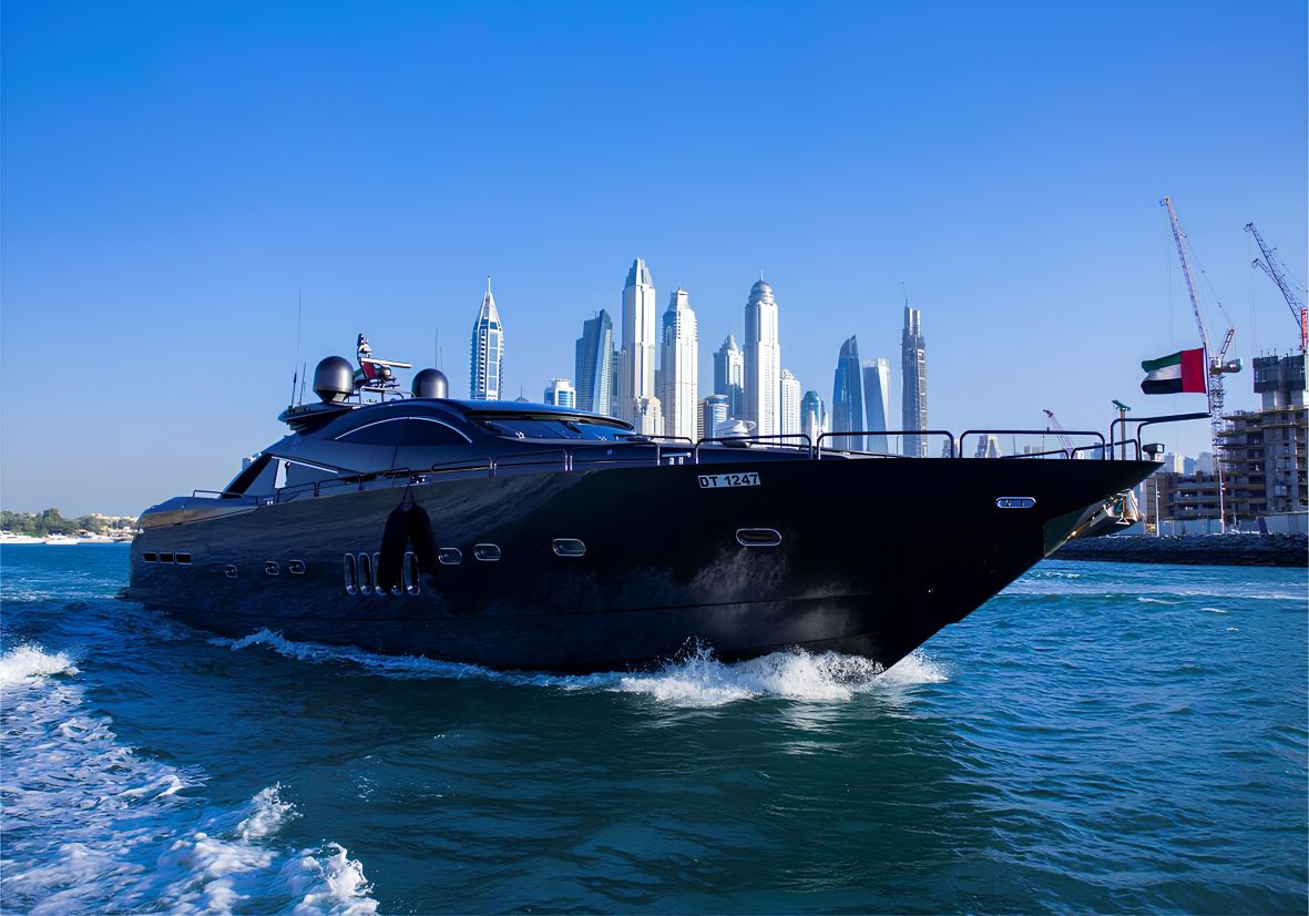 Panther 95ft(29m) Luxury Yacht Rental Dubai - Flame Yacht Rental in Dubai