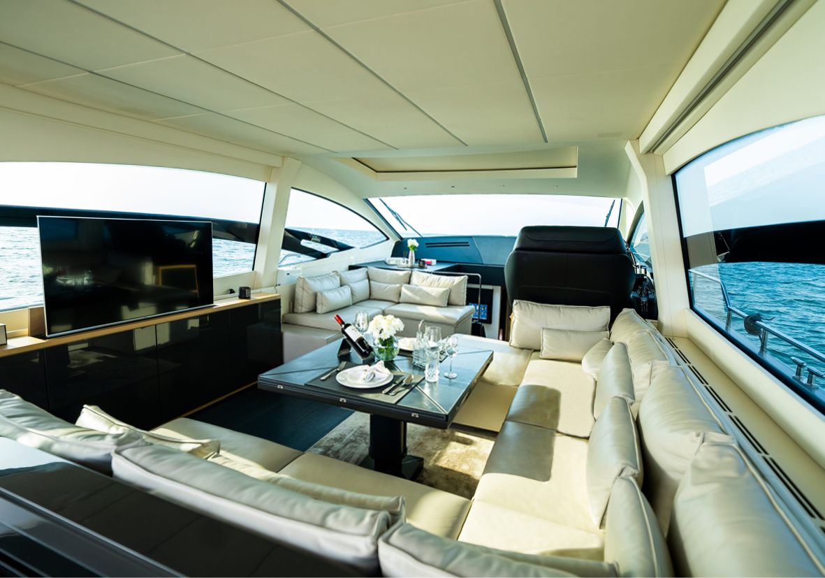 Pershing 70ft(21m) Luxury Yacht Rental Dubai - Flame Yacht Rental in Dubai