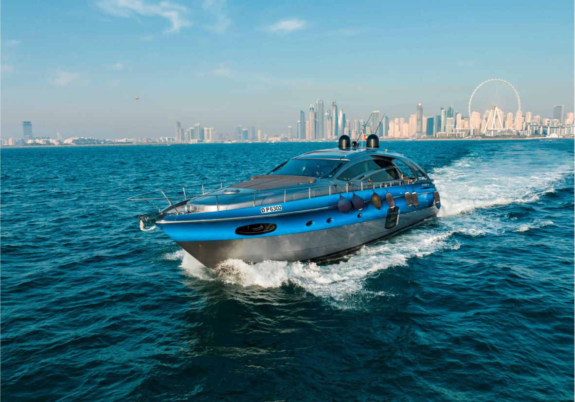Pershing 70ft(21m) Luxury Yacht Rental Dubai - Flame Yacht Rental in Dubai