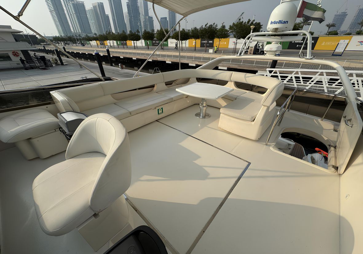 Princess 60ft(18m) New Year's Eve Yacht rental in Dubai- Flame Yacht Rental in Dubai