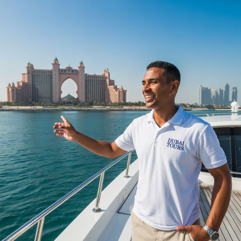 Yacht Rental with Private Tour Guide Dubai - Flame Yacht Rental in dubai