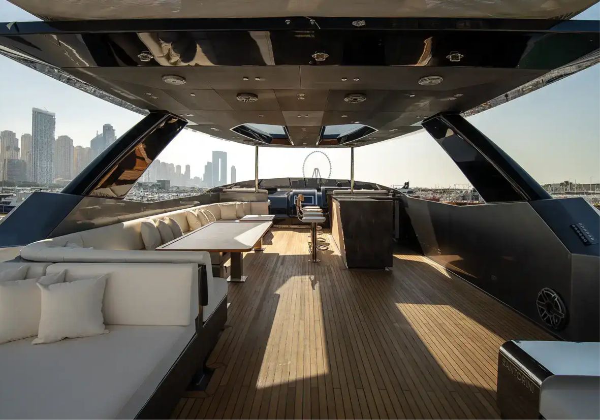 Santorini 115ft(35m) Luxury Yacht Rental Dubai - Flame Yacht Rental in Dubai