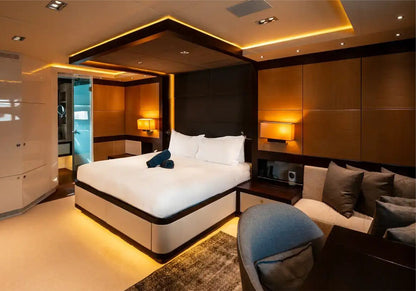 Santorini 115ft(35m) Luxury Yacht Rental Dubai - Flame Yacht Rental in Dubai