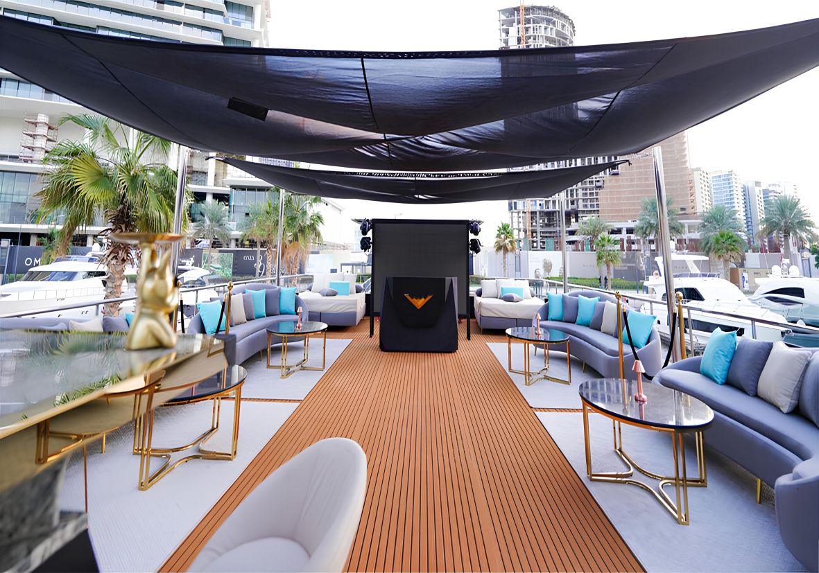 Stealth 90ft(28m) Party Yacht Rental Dubai - Flame Yacht Rental in Dubai