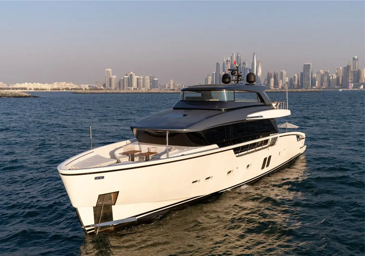 Tiberias 88ft(27m) Luxury Yacht Rental Dubai - Flame Yacht Rental in Dubai
