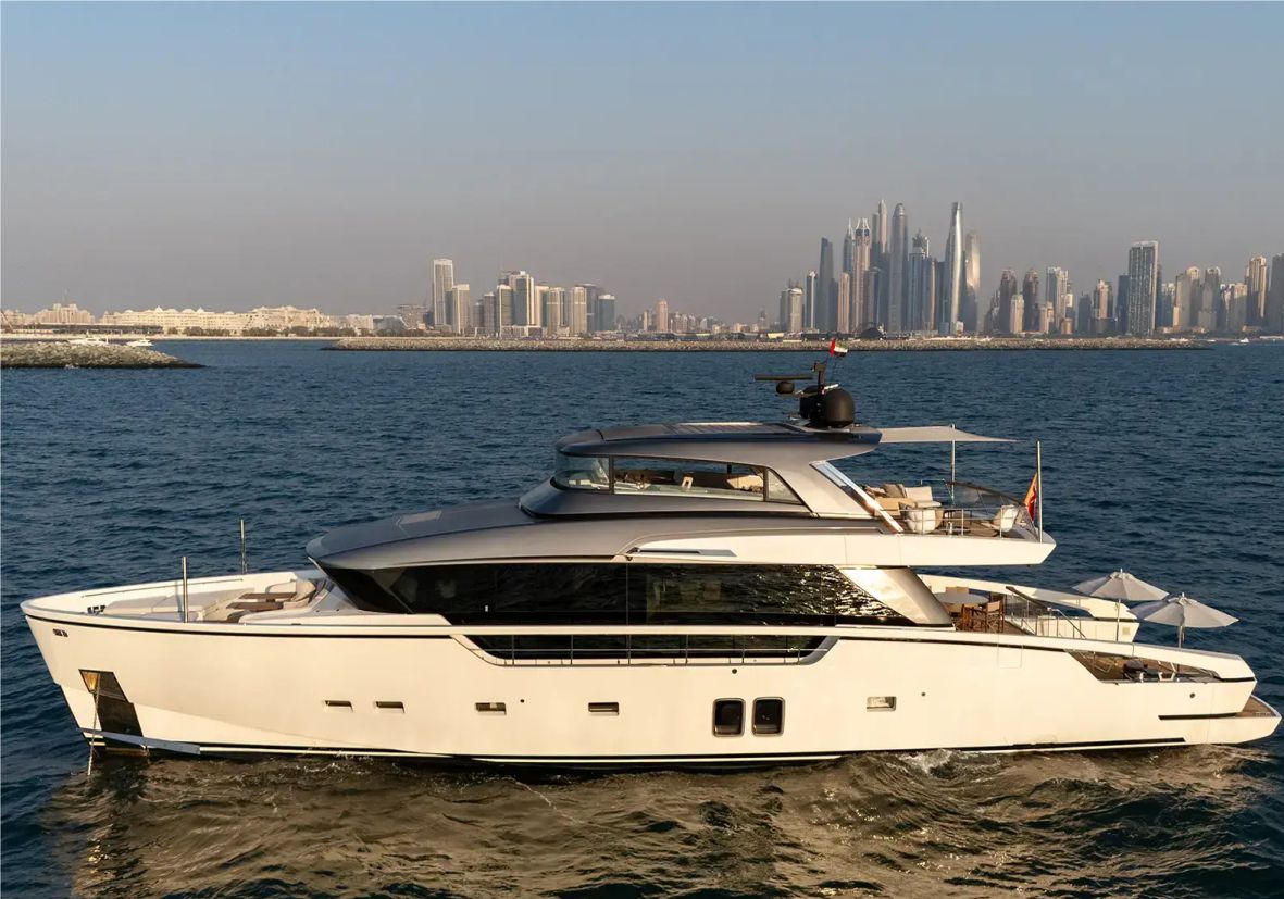 Tiberias 88ft(27m) Luxury Yacht Rental Dubai - Flame Yacht Rental in Dubai