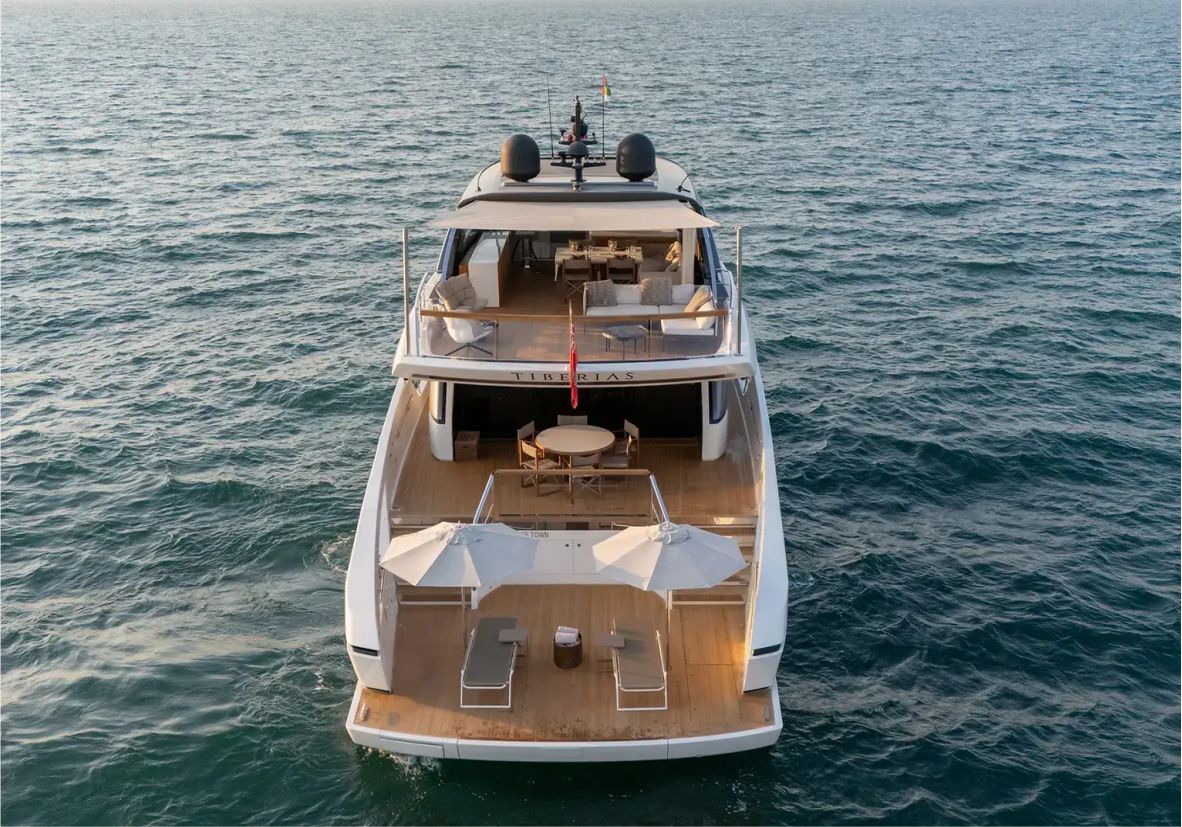 Tiberias 88ft(27m) Luxury Yacht Rental Dubai - Flame Yacht Rental in Dubai