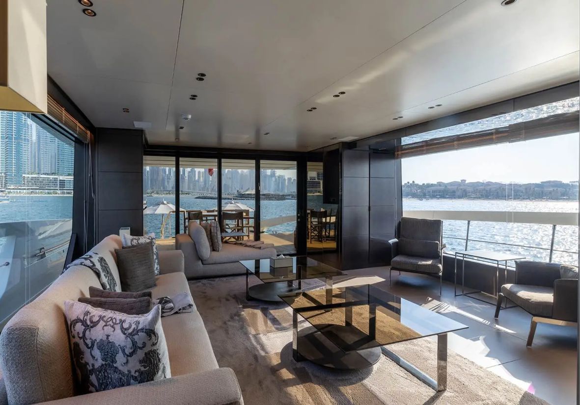 Tiberias 88ft(27m) Luxury Yacht Rental Dubai - Flame Yacht Rental in Dubai