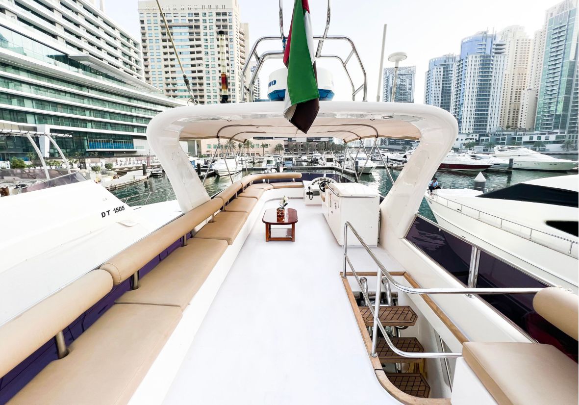 Tisck 75ft(23m) New Year's Eve Yacht rental in Dubai - Flame Yacht Rental in dubai